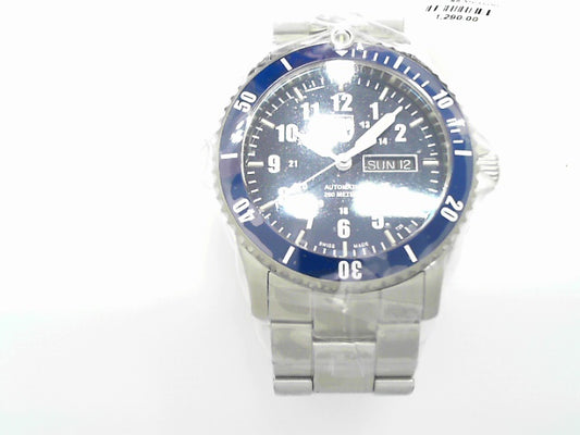 LUM SERIES 900 42MM AUTOMATIC BLUE/WHT SS BRACELET