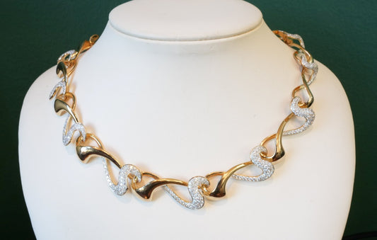 LADIES 14K YG FASHION NECKLACE 5.05CTW