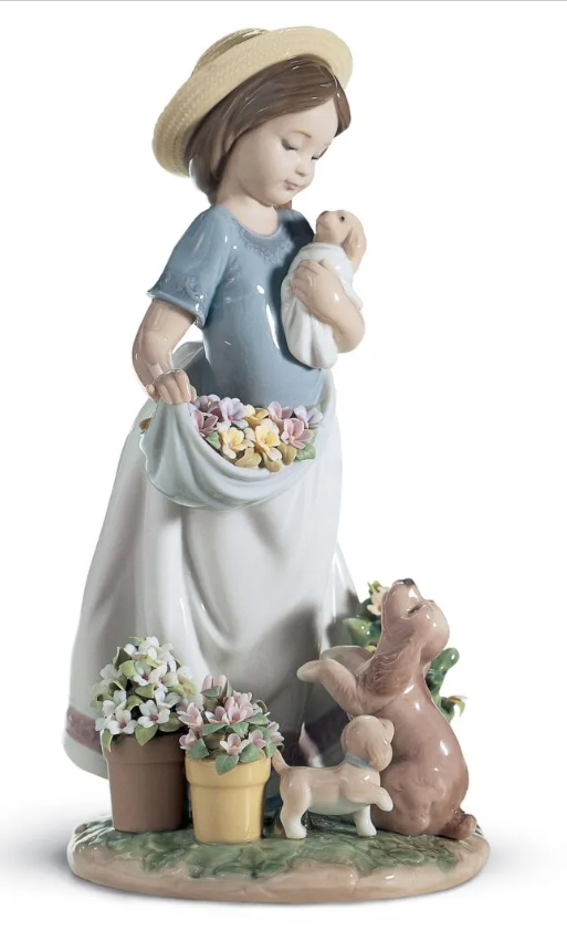A Romp in The Garden Girl Figurine Type 626
