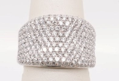 14K WG 2.33 CTW GHI, SI DIAMOND RING