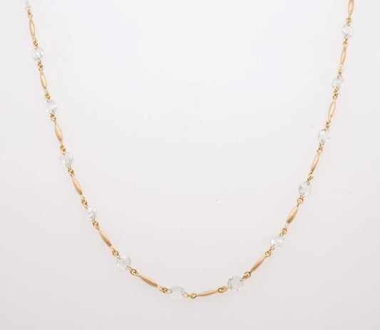 18K WG RUBY 2.59CTW AND DIAMOND 1.01CTW NECKLACE
