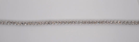LADIES 14KWG 7.00CTW DIAMOND BRACELET