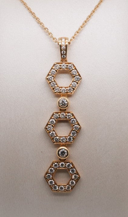 MICHAEL M 14KY  FASHION PENDANT 0.1.07CTW