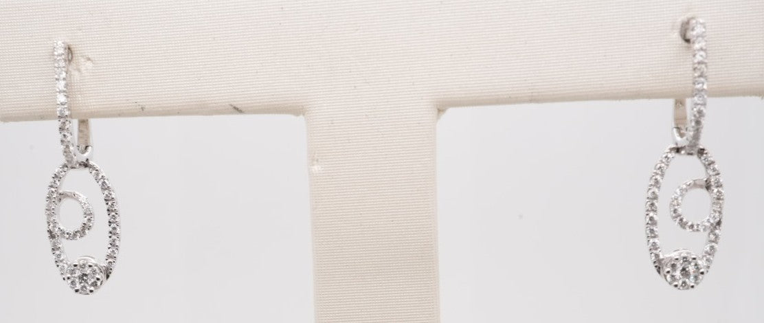 14KW .50 CTW GHI, I1 DIAMOND EARRINGS