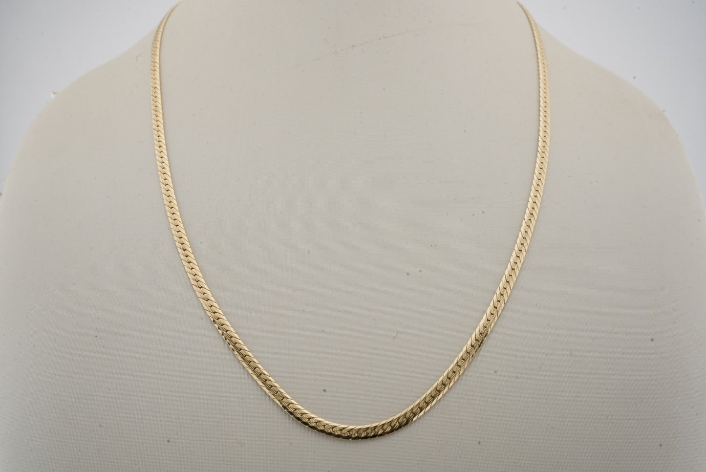 14K YG FLAT CHAIN 2.8MM 20"