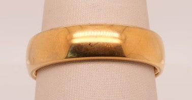 STEEL REVOLT TUNGSTEN CARBIDE 6MM  GOLD COLOR SIZE 10