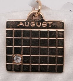 14KY AUGUST CALENDAR CHARM
