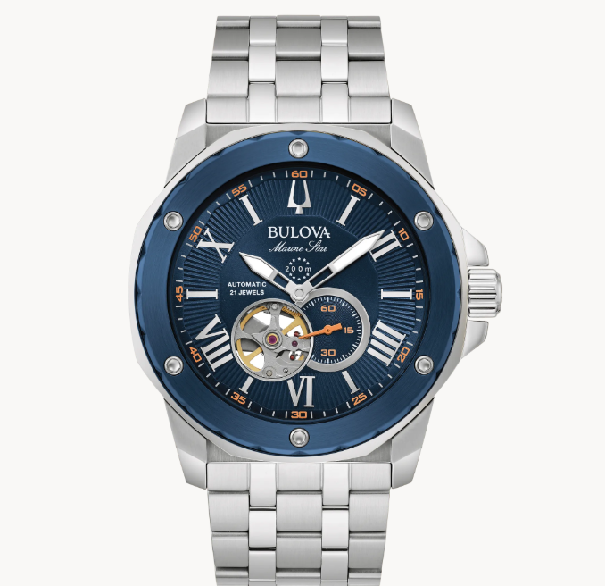 Bulova Marine Star SS Blue