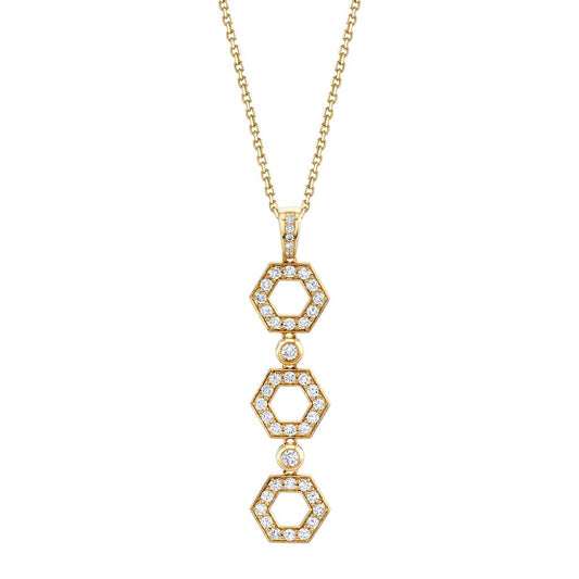 MICHAEL M 14KY  FASHION PENDANT 0.1.07CTW