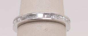 LADIES 14K WG DIAMOND BGT ETERNITY BAND