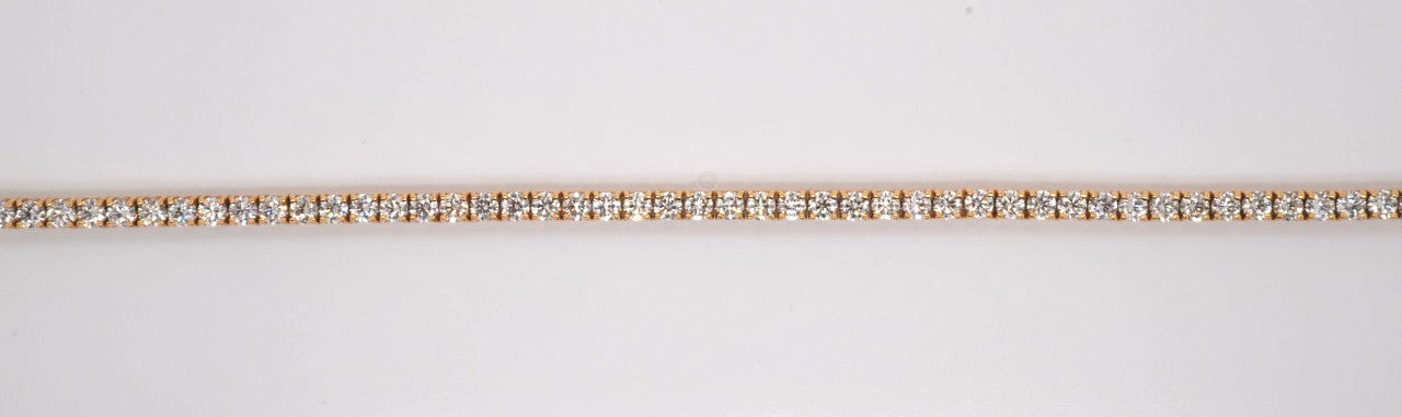 LADIES 14KYG 6.1CTW DIAMOND BRACELET VVS/G