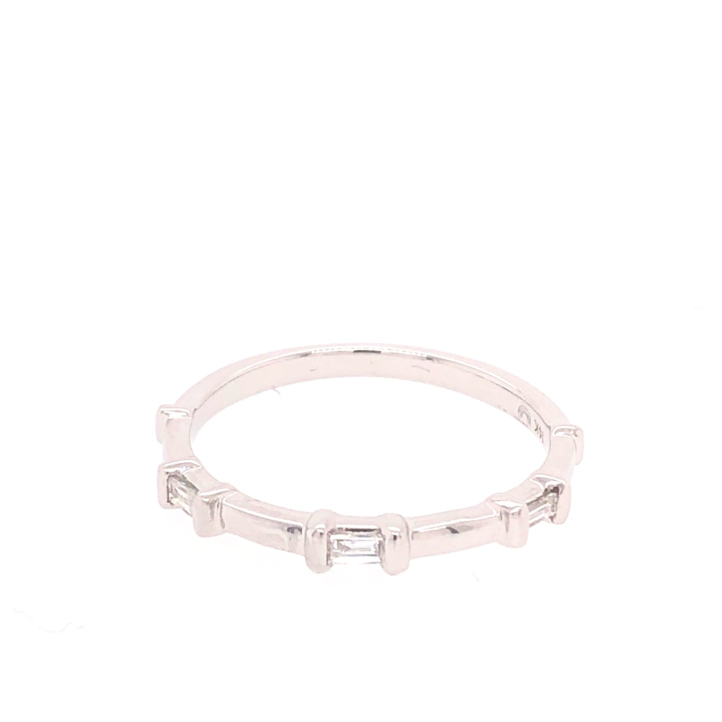 14K WG 0.10 CTW DIAMOND RING