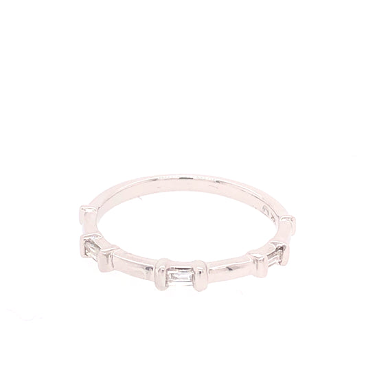 14K WG 0.10 CTW DIAMOND RING