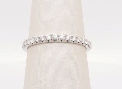 MICHAEL M 18KWG WEDDING BAND 0.45CTW