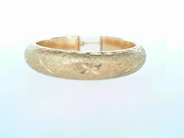 14K YG HOOPS