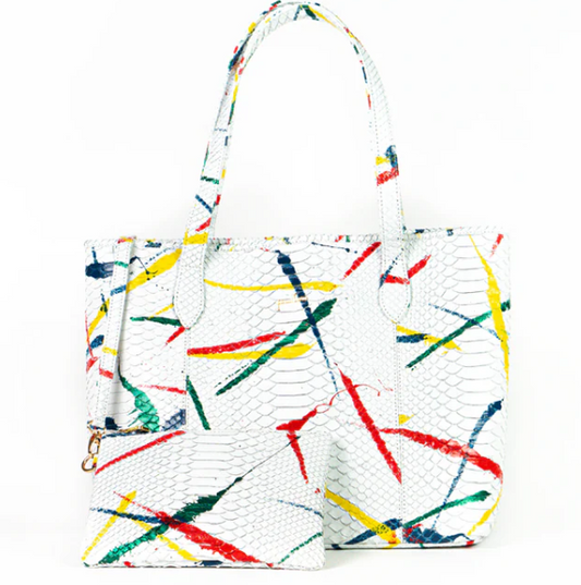 FLAMINGO CLUTCH - PYTHON