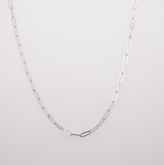 14KW 16" 1.5MM PAPERCLIP CHAIN