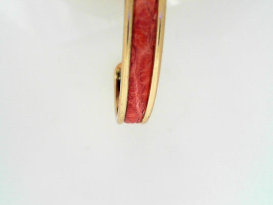 SMALL CUFF BRACELET - ALLIGATOR