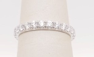 MICHAEL M 18K WG BAND 0.85CTW R731-B