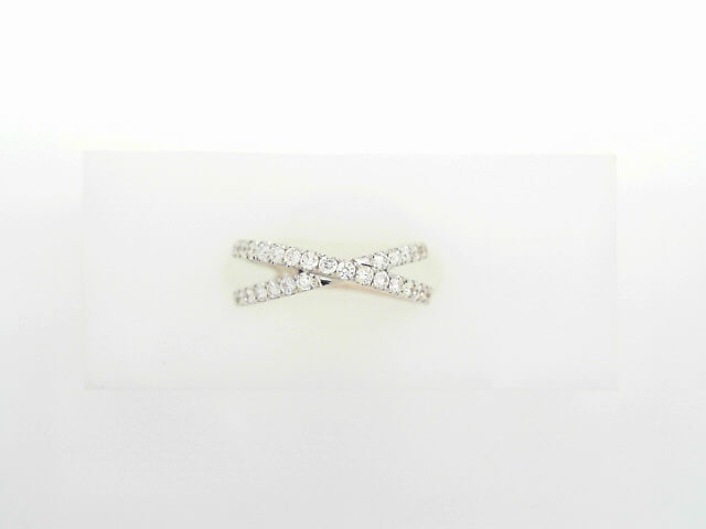 14KW BYPASS ANNIVERSARY BAND 33 RD DIAMONDS 1/2CTW