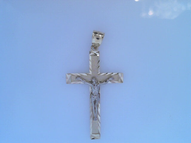 14K TT LARGE CRUCIFIX