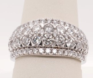 14K WG APX CTW 2.00 DIAMOND RING