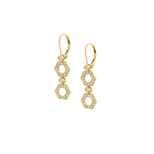 MICHAEL M 14KY FASHION EARRINGS 0.86CTW