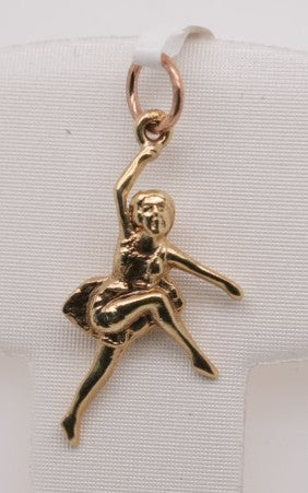 14KYG BALLERINA CHARM