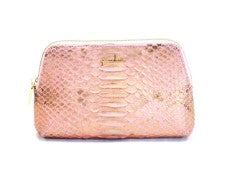 COSMETIC POUCH - PYTHON ROSE