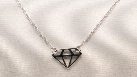14K WG DIAMOND NECKLACE