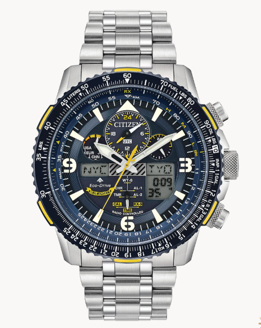 CITIZEN GTS ECO WR200 SSTB BRAC BLUE