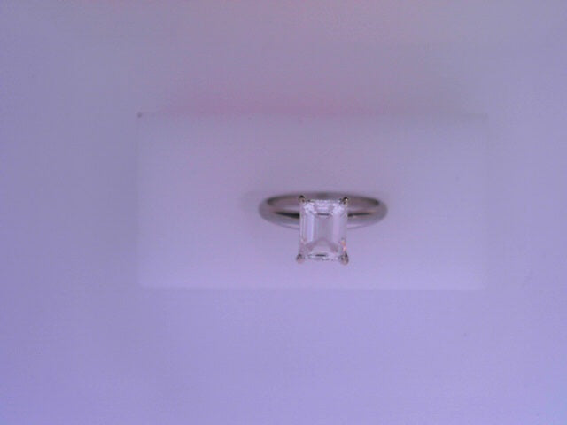 PLATINUM SOLITAIRE EMERALD 1.50CTW VS2/F GIA 6282360204