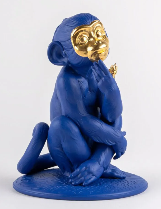 Little monkey (blue-gold)