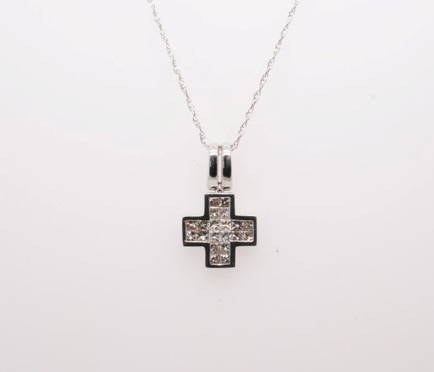 18K WG .40 CTW GH, SI2 PENDANT NECKLACE