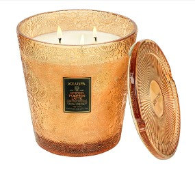 VOLUSPA SPICED PUMPKIN 3-WICK JAR CANDLE