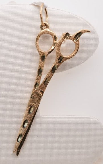 14K YG SCISSOR CHARM