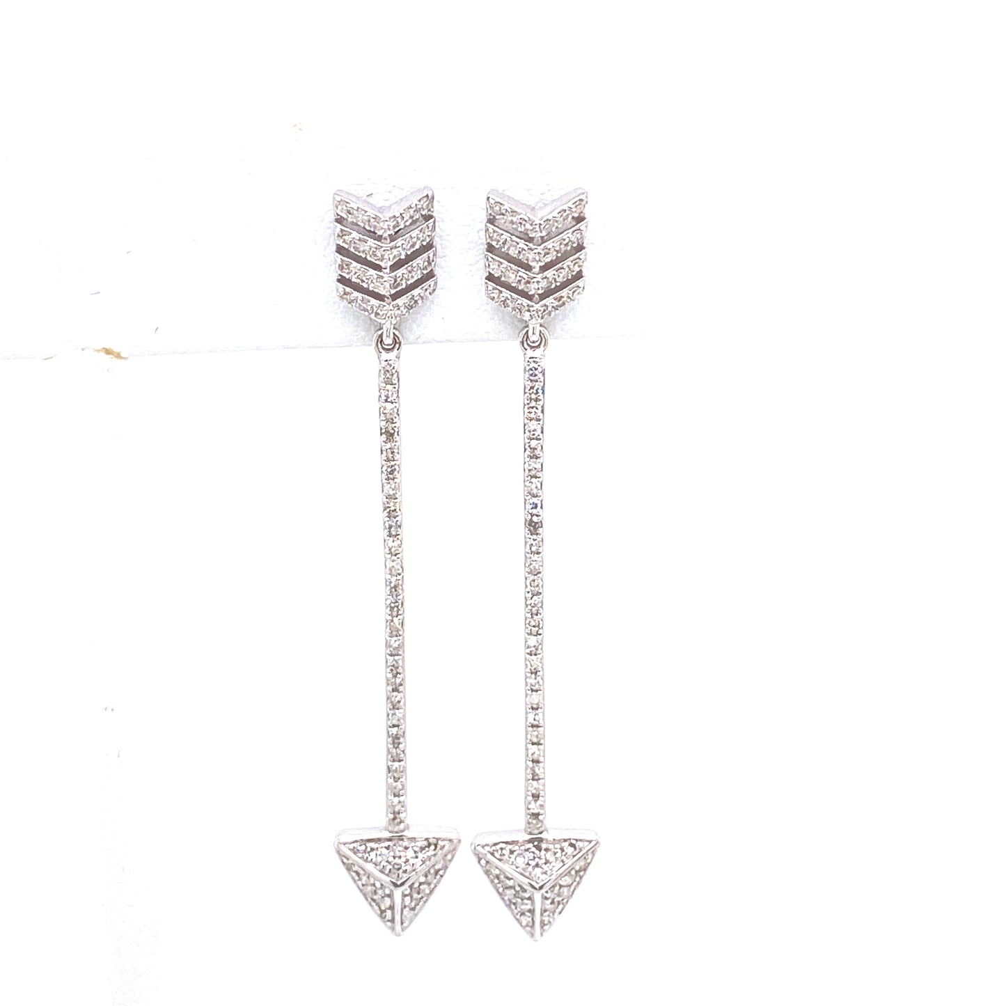 EFFY 14K WG .49 CTW DIAMOND EARRINGS