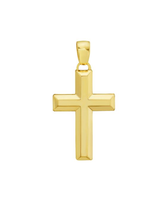 14K TT LARGE CRUCIFIX