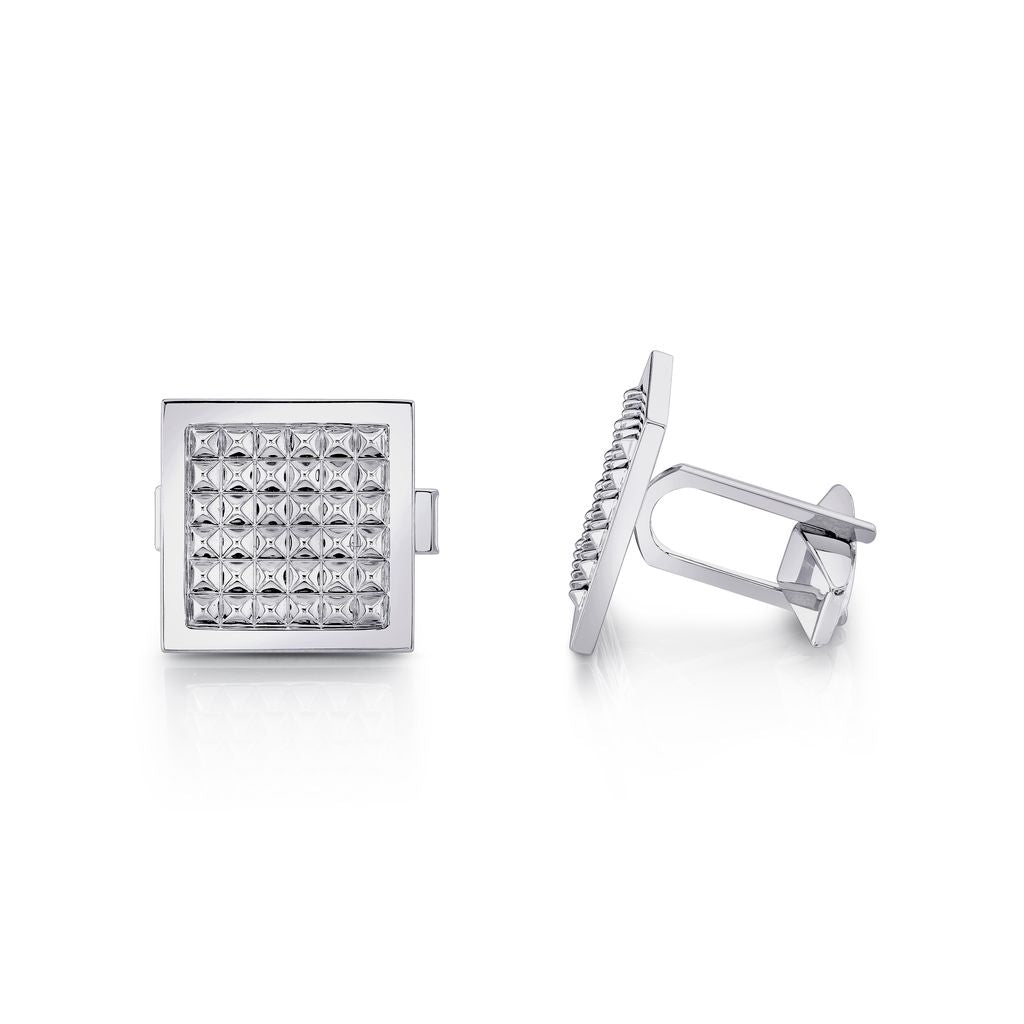 MICHAEL M GTS STERLING SILVER CUFF LINKS