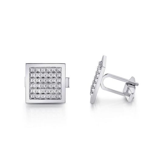 MICHAEL M GTS STERLING SILVER CUFF LINKS