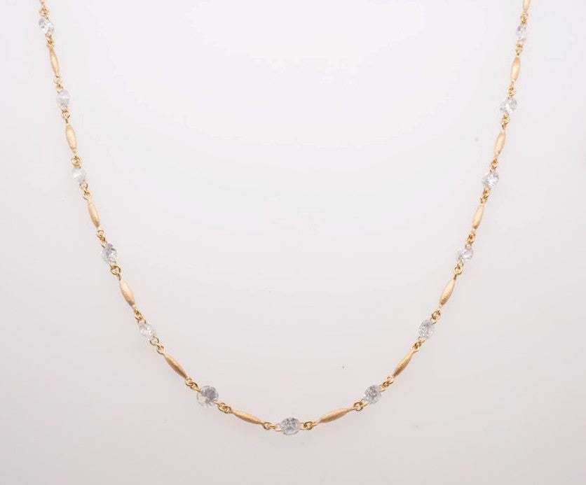 18K WG RUBY 2.59CTW AND DIAMOND 1.01CTW NECKLACE