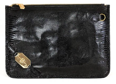 LONDON WRISTLET -LIZARD BLACK