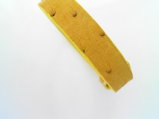 OSTRICH BRACELET YELLOW
