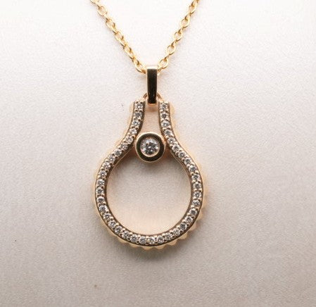 MICHAEL M 14K YG FASHION NECKLACE 0.23CTW