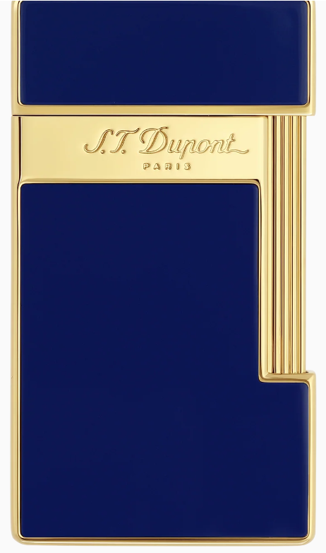 S.T. Dupont Line 2 Natural Blue Lacquer Lighter