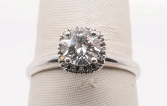 14KW .80CTW 12/I 0.70CT CENTER ROUND