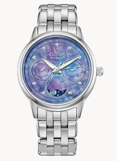 CITIZEN LADIES ECO WR50 SS BRAC BLUE