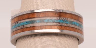 STEELREVOLT CERAMIC TURQ, ANTLER, WHISKEY BRL LINES 10.5