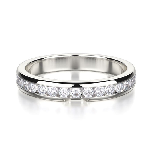 MICHAEL M 18K WG BAND 0.46CTW R461B1