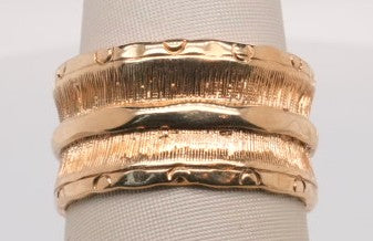 LADIES 14K 10MM ESTATE BAND